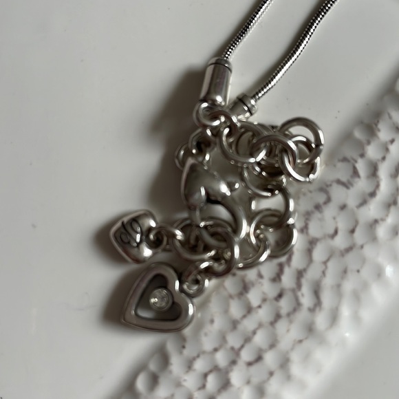 Brighton tiny heart encapsulated by fancy engraved circle pendant - Picture 4 of 5